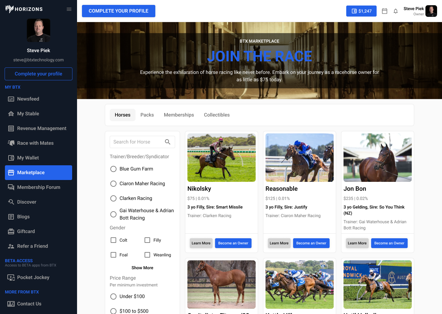 BTX platform